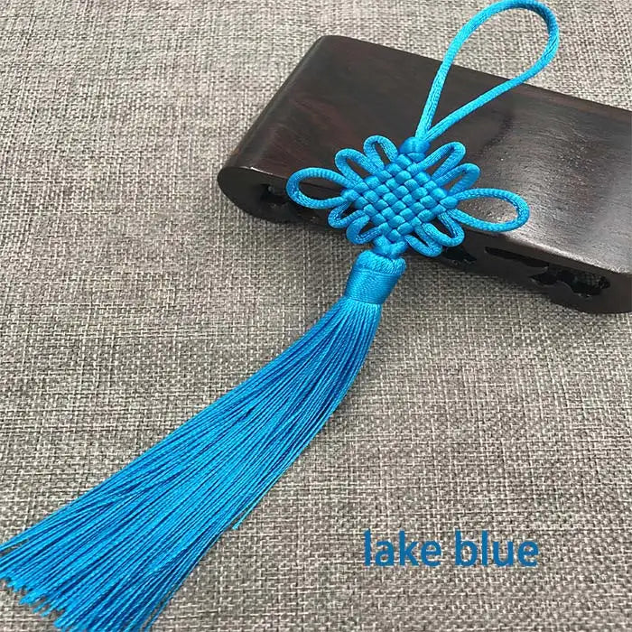 2pcs/lot Chinese Knot Tassel Silk Fringe Bangs Flower Tassel Trim Decorative Garment for Curtains Home Decoration Accessories