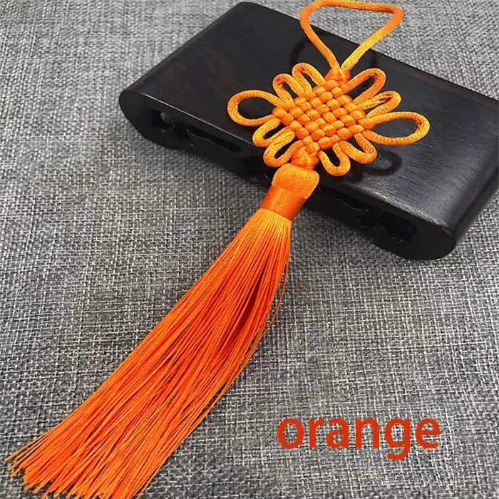 2pcs/lot Chinese Knot Tassel Silk Fringe Bangs Flower Tassel Trim Decorative Garment for Curtains Home Decoration Accessories