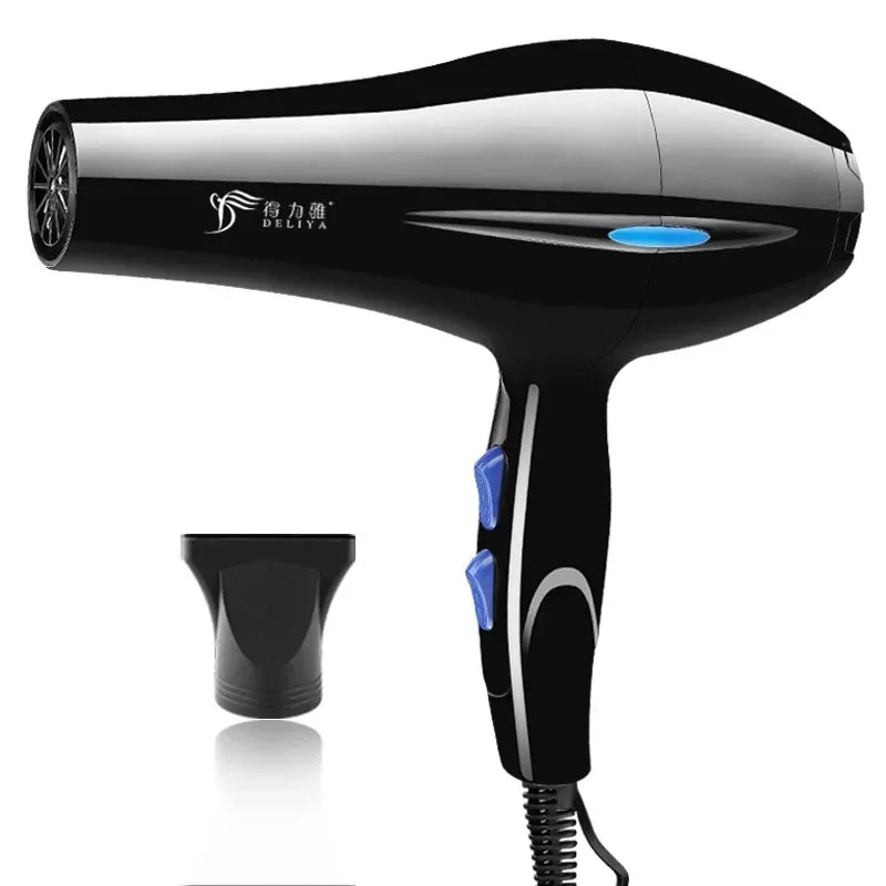 Hair Dryer 2200W Professional Powerful Hair Dryer Fast Heating Hot And Cold Adjustment Ionic Air Blow Dryer with Air Collecting