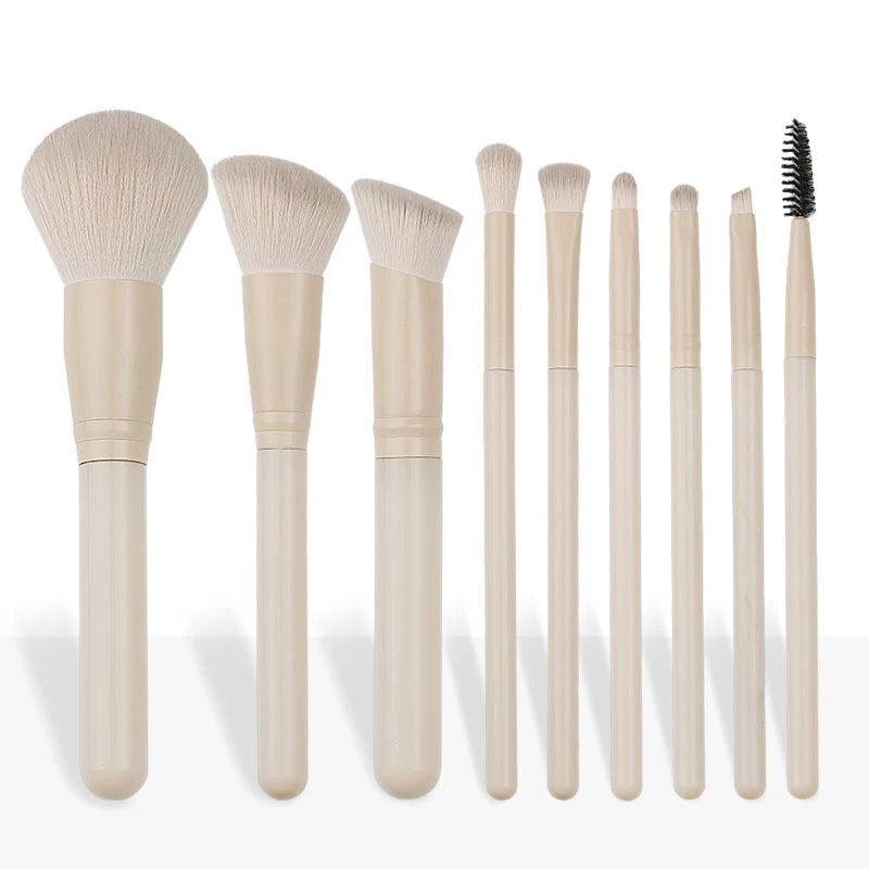 7PCS Cosmetic Brushes High Quality Makeup Brushes Set with Blush Powder Eyeshadow Eyebrow Foundation Beauty Makeup Tool